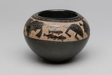 Bowl with Fish and Turtle Designs by Goldenrod, Santa Clara Pueblo