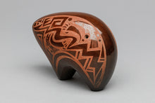 Bear Figure with Etched Designs, Diné