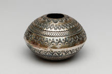 Hand Stamped Sterling Silver Pot by Henry Morgan, Navajo