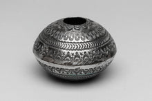 Hand Stamped Sterling Silver Pot by Henry Morgan, Navajo