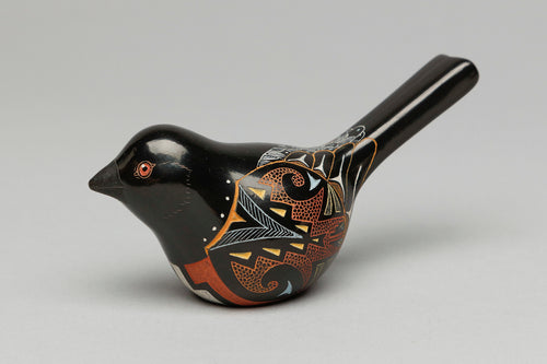 Bird with Etched Design by Jennifer Tafoya, Santa Clara Pueblo