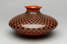 Pottery Vessel with Square Designs by Yoly Ladesma, Mexican