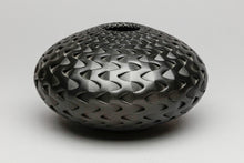 Black Woven Pot by Michael Wisner