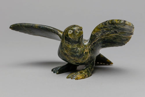 Bird Carving by Sharky Napachie, Inuit
