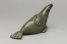 Seal Carving by Elijah Kavik, Inuit