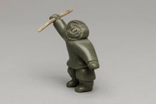 Hunter With Spear Carving, Inuit