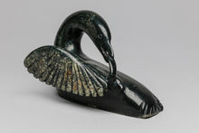Preening Bird Carving by Kellypalik Etidloie, Inuit