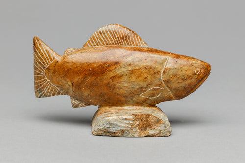 Salmon Carving by Keith Willis, Alaskan