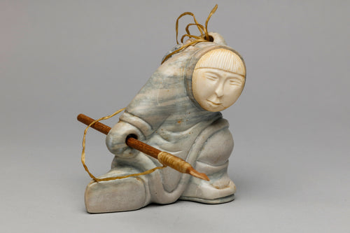 Hunter Carving by Chivly Chupak, Alaskan