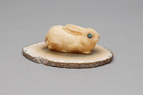 Rabbit Carving by Patty Fawn, Cherokee and Adopted Kwakwaka'wakw