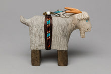 Folk Art Goat Carving by Harold Davidson, Navajo