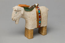 Folk Art Goat Carving by Harold Davidson (broken tail), Navajo