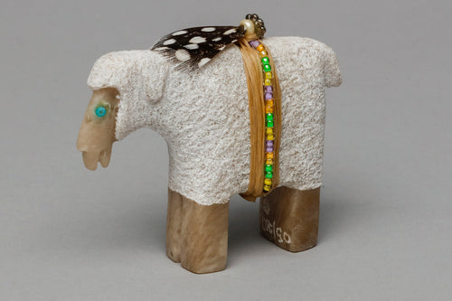 Folk Art Sheep Carving by Harold Davidson, Navajo