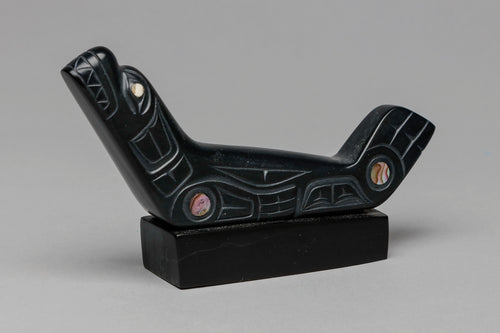 Carving Depicting Sea Lion by Glen Pollard, Haida