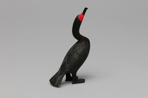 Cormorant Carving by Al Mayac, Siberian Yup'ik