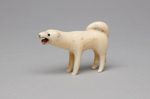 Vintage Dog Carving, Yup'ik