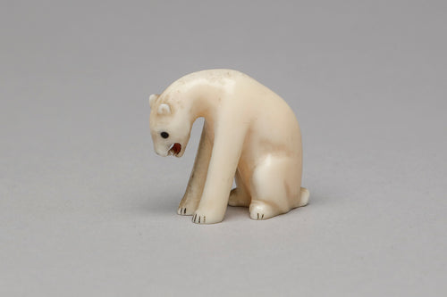 Vintage Bear Carving, Yup'ik