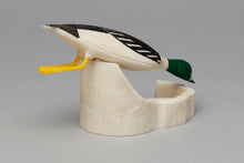 Diving Golden Eye Carving, c.2000, by Al Mayac, Siberian Yup'ik