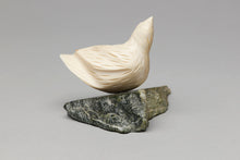 White Partridge Carving by Silas Kayakjuak, Inuit