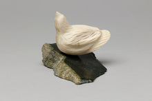 White Partridge Carving by Silas Kayakjuak, Inuit