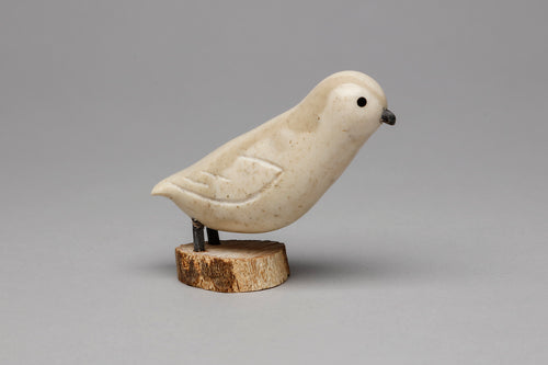 Bird Carving on Base by Robert Tungiyan, Siberian Yup'ik