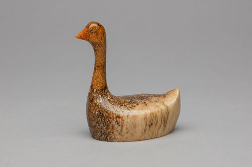 Goose carving by James Aningayou, Siberian Yup'ik