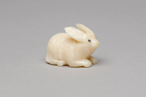 Small Arctic Hare Carving, Yup'ik