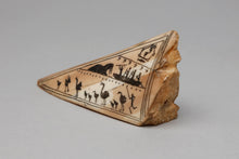 Fossil Ivory Shard with Arctic Scenes by Earl Mayac, Inupiaq