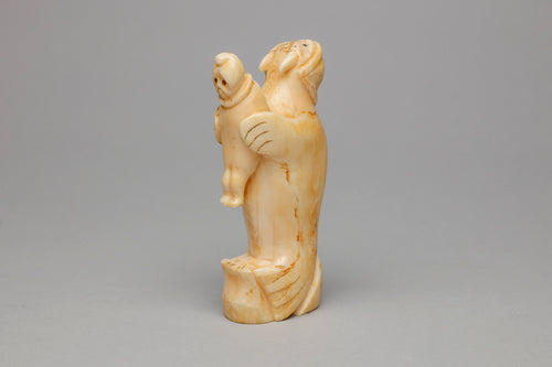 Transformational Walrus Holding Human, Siberian Yup'ik