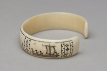 Bracelet with Arctic Scenes by Earl Mayac, Inupiaq