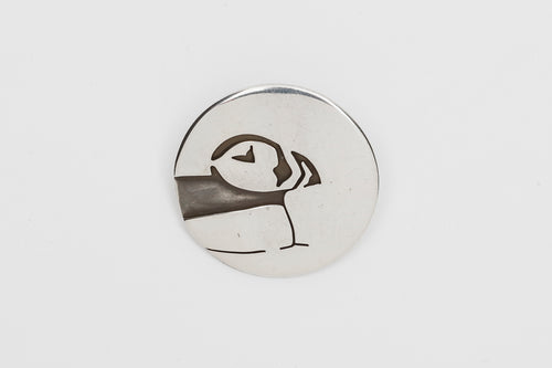 Puffin Pin Pendant by Lois Bertolino