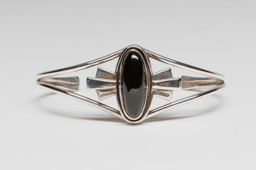 Onyx Bracelet, Navajo
