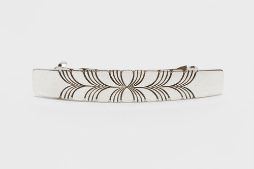 Hand Stamped Hair Clip, Navajo