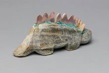 Dinosaur Fetish Carving by Peter Natachu, Zuni