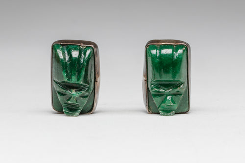 Vintage Mexican Screw Back Earrings c. 1940, Mexico