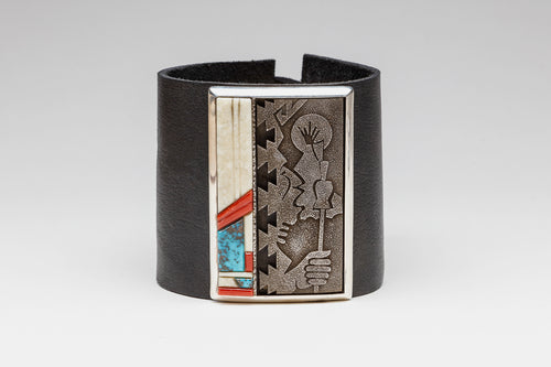 Contemporary Keto depicting Drummer by Richard Tsosie, Navajo