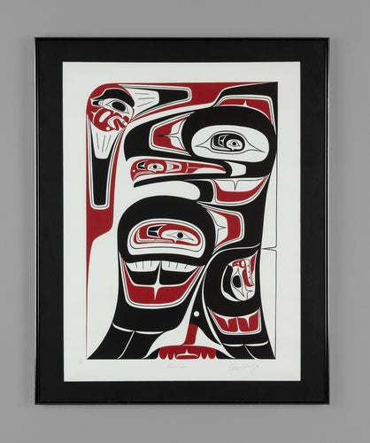 Raven and Sun by Richard Shorty, Tutchone First Nation