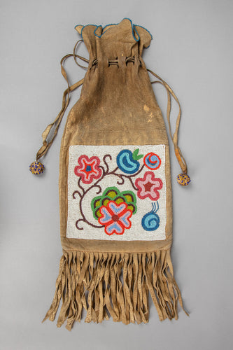 Vintage Double Sided Purse, c. 1950, Woodlands Beadwork