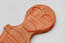 Dance Rattle depicting Tayi (Leader) by Greg A. Robinson, Chinook