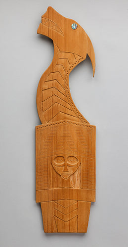 Small Panel depicting a Tayi (Leader) and Sea Serpent by Greg A. Robinson, Chinook