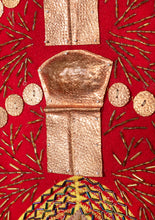 K’iid K’iyaas (Golden Spruce) Button Blanket by Hazel Wilson Simeon (1941-2016), Haida