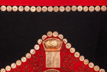 K’iid K’iyaas (Golden Spruce) Button Blanket by Hazel Wilson Simeon (1941-2016), Haida