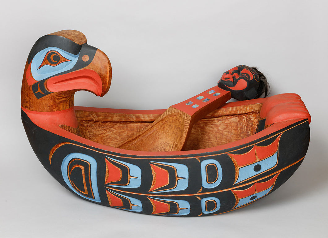 Large Feast Bowl depicting Eagle by Ayunli (Richard Smith)