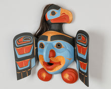 Mask depicting Eagle Transformation by Tsungani (Fearon Smith)