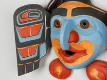 Mask depicting Eagle Transformation by Tsungani (Fearon Smith)