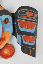 Mask depicting Eagle Transformation by Tsungani (Fearon Smith)