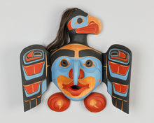 Mask depicting Eagle Transformation by Tsungani (Fearon Smith)
