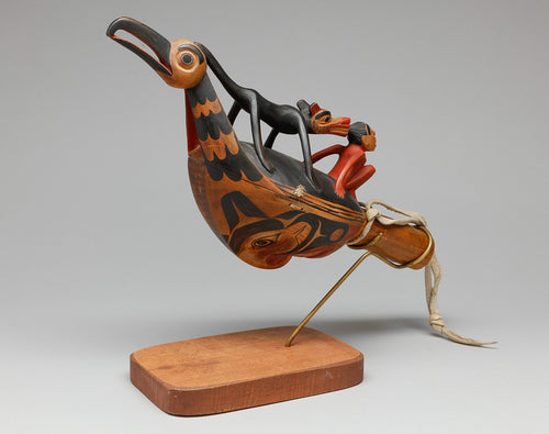 Stylized Oyster Catcher Rattle by Lelooska - Don Smith (1933-1996)