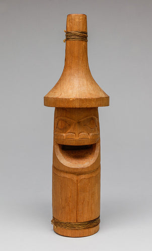 Whistle depicting Potlatch Figure by Doug Cranmer (1927-2006), Kwakwaka'wakw