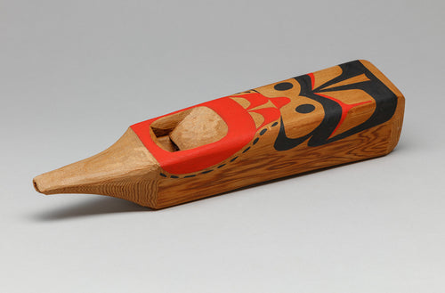 Whistle depicting Hamatsa Figure by Bruce Alfred, Kwakwaka'wakw